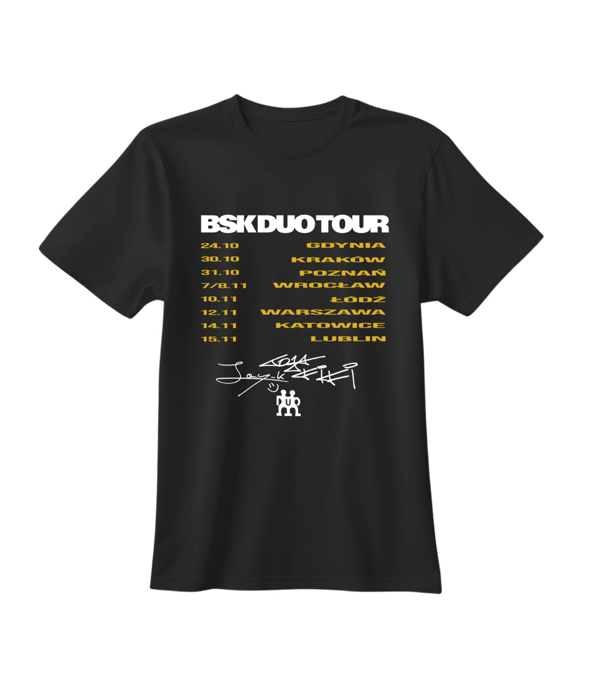 BSK DUO TOUR BLACK T-SHIRT